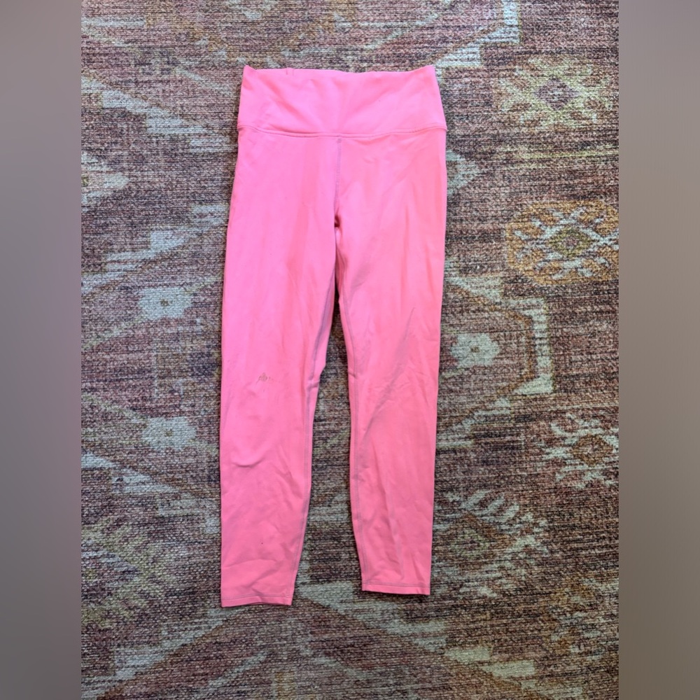Bright pink fabletics leggings
